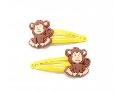 Sponky se zvířátky - ZOO opice 2 ks